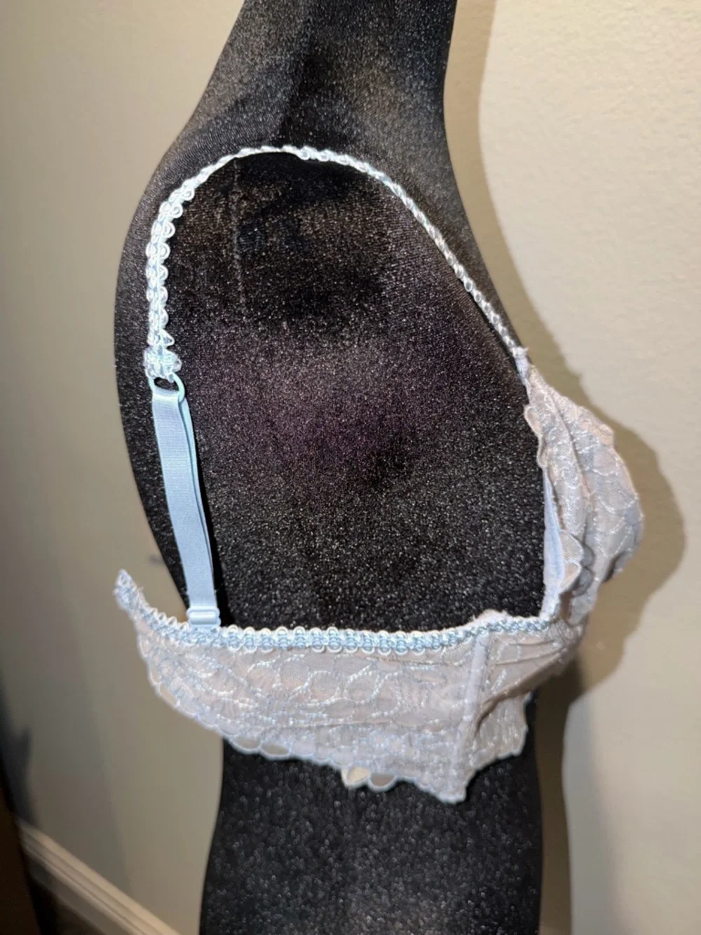 Intimately Free People Delicate Lace Bralette Bra in Light Blue